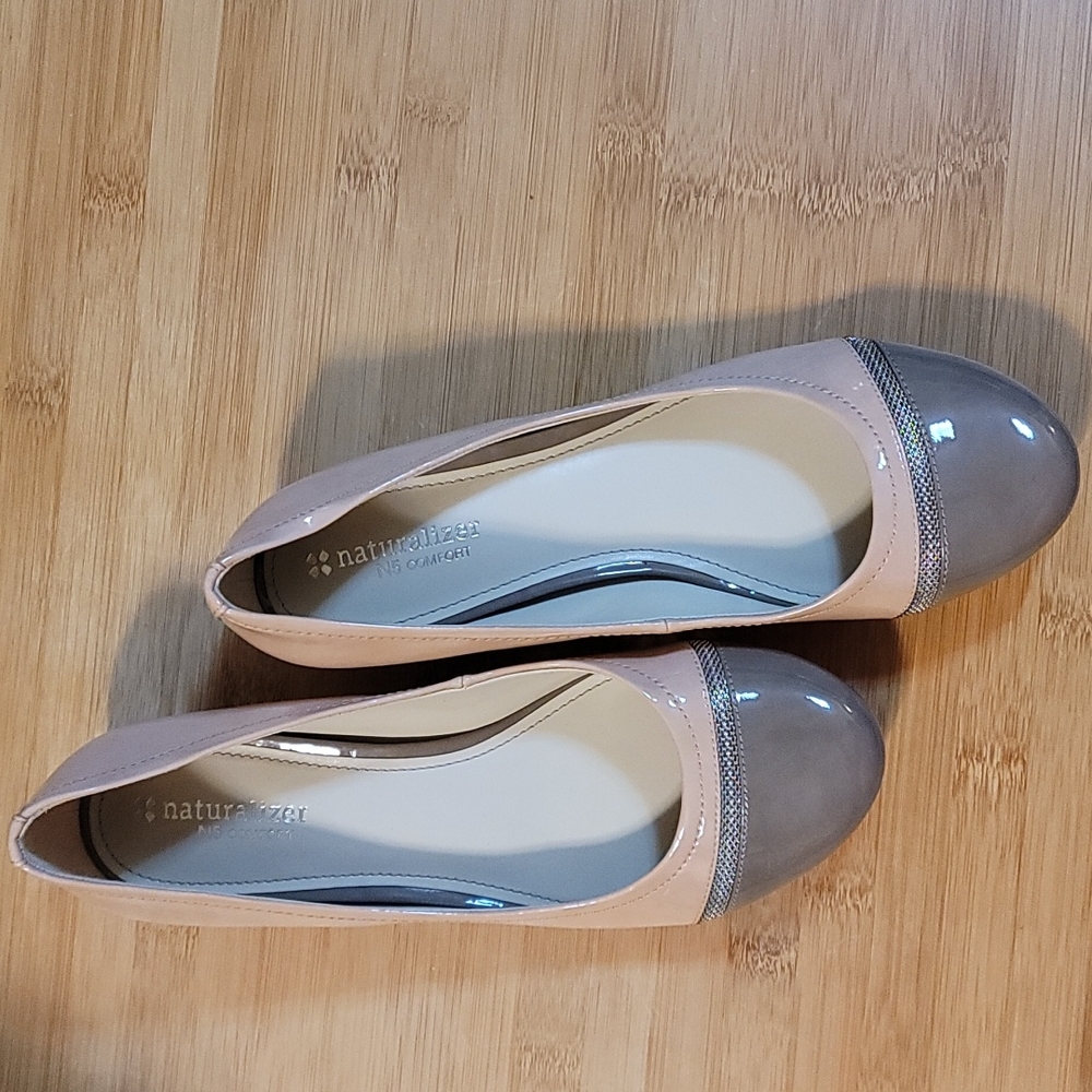 Naturalizer, Women's dress flats, size 8 M, blush beige,